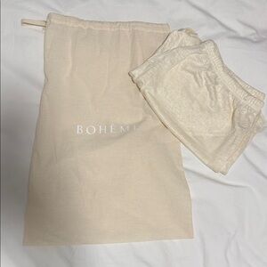 Boheme Goods - Cream Lounge Short
